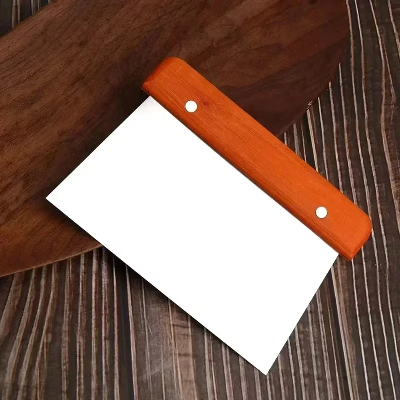 Wooden Handle Stainless Steel Pastry Chopper Baking Pasta Spatula Pastry Dough Scraper Pastry Tools Cake Decorating Tools
Wooden Handle Stainless Steel Pastry Chopper Baking Pasta Spatula Pastry Dough Scraper Pastry Tools Cake Decorating Tools
