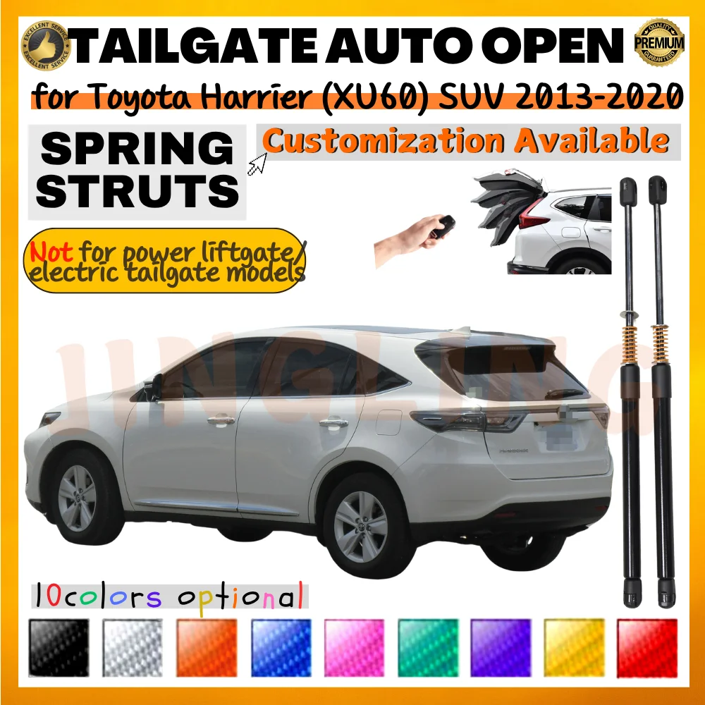 Qty(2) Trunk Struts with Spring for Toyota Harrier (XU60) SUV 2013-2020 68950-0W700 Rear Tailgate Lift Supports Shock Absorbers
Qty(2) Trunk Struts with Spring for Toyota Harrier (XU60) SUV 2013-2020 68950-0W700 Rear Tailgate Lift Supports Shock Absorbers