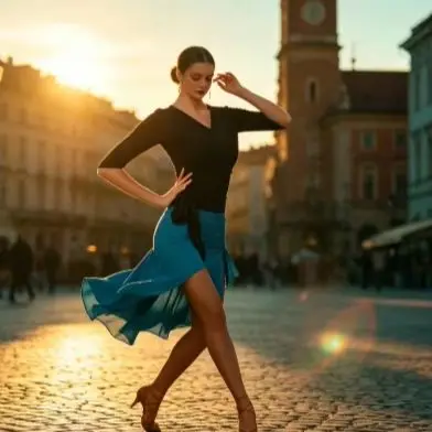 Latin Dance Costume, Adult Medium‑Long Sleeve Top, National Ballroom Modern Dance Outfit for Competition&Prom Dress Occasions
Latin Dance Costume, Adult Medium‑Long Sleeve Top, National Ballroom Modern Dance Outfit for Competition&Prom Dress Occasions