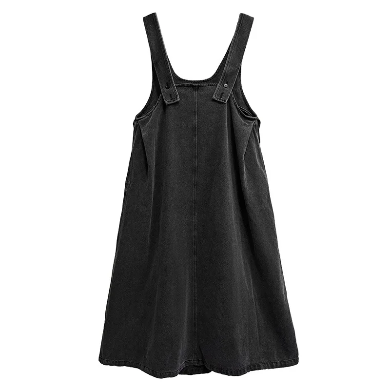 American retro loose shoulder denim dress 2025 summer new fashion, high-end and versatile temperament long skirt
American retro loose shoulder denim dress 2025 summer new fashion, high-end and versatile temperament long skirt