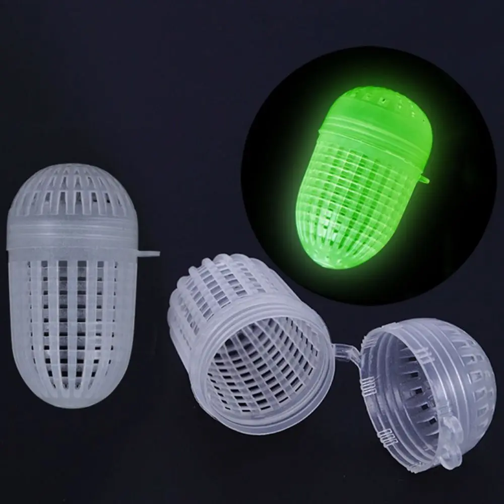 10pcs/bag Luminous Fishing Mini Bait Cage Soft Plastic Luminous Fishing Bait Trap Red/White Durable Fishing Cage Basket
10pcs/bag Luminous Fishing Mini Bait Cage Soft Plastic Luminous Fishing Bait Trap Red/White Durable Fishing Cage Basket