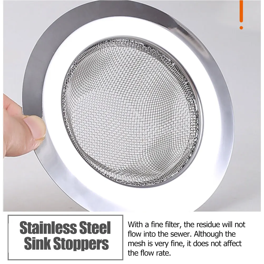 4pcs Stainless Steel Filter Drain Strainer Basket Food Catcher Anti Clogging Screen Perforated Fine Mesh Resistant
4pcs Stainless Steel Filter Drain Strainer Basket Food Catcher Anti Clogging Screen Perforated Fine Mesh Resistant