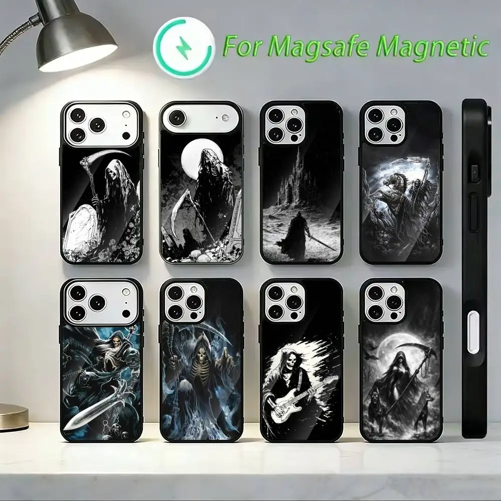 G-Grim Reaper Phone Case For iPhone17,16,15,14,13 Plus,Pro Max Magnetic For Magsafe Wireless Charging
G-Grim Reaper Phone Case For iPhone17,16,15,14,13 Plus,Pro Max Magnetic For Magsafe Wireless Charging
