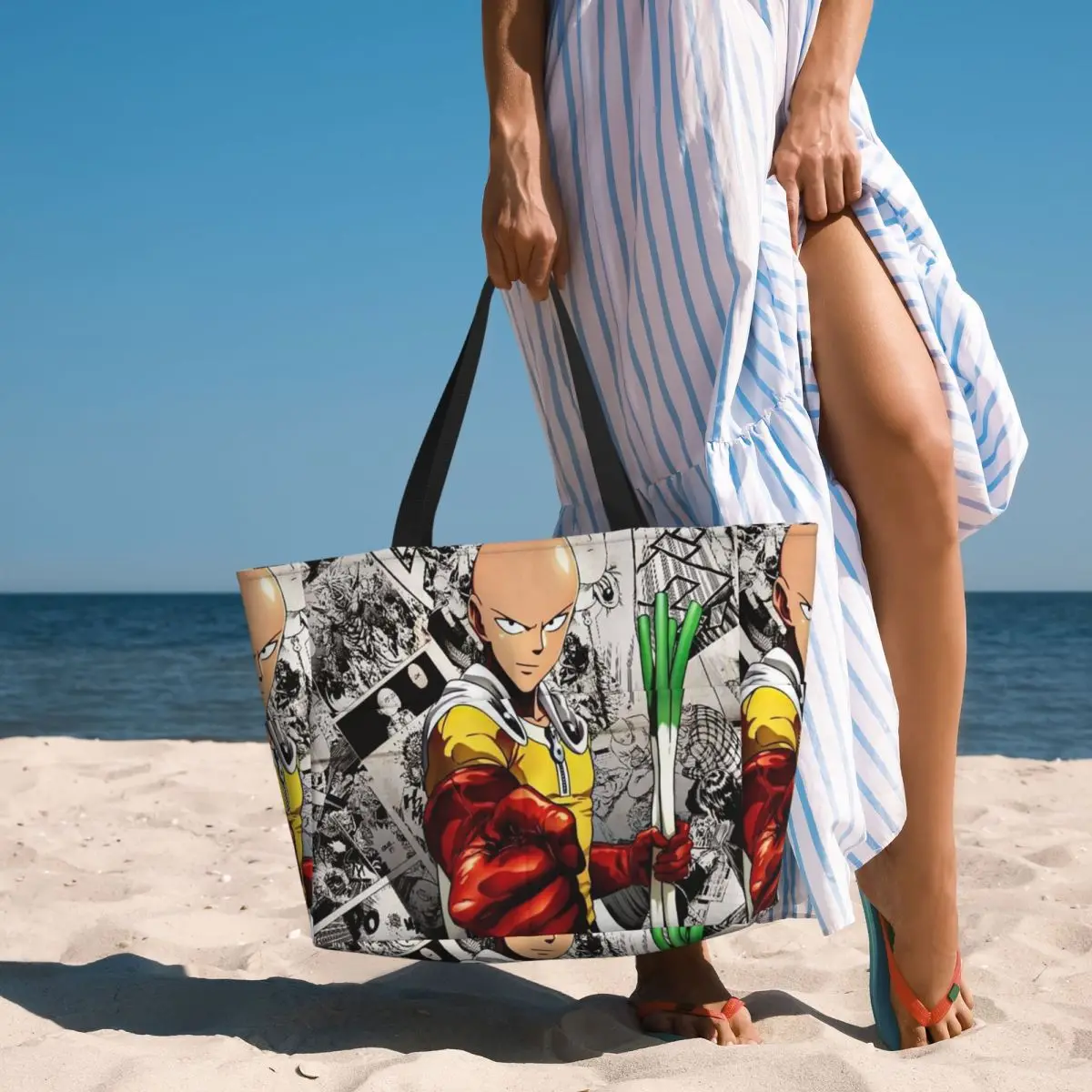 Anime One Punch Man Beach Tote Bag Sport Gym Yoga Duffle Large Tote Bag Women Travel Bag Fitness bag
Anime One Punch Man Beach Tote Bag Sport Gym Yoga Duffle Large Tote Bag Women Travel Bag Fitness bag