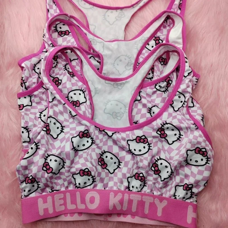 Teenage Girls Vest Bras Cartoon Anime Hello Kitty Print Young Purbery Student Training Bras Maiden Kids Underwears Tube Tops
Teenage Girls Vest Bras Cartoon Anime Hello Kitty Print Young Purbery Student Training Bras Maiden Kids Underwears Tube Tops