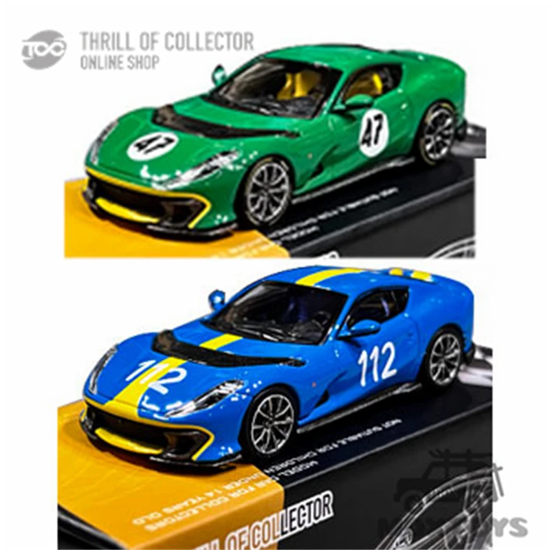 TOC 1:64 812 Competizione FE812C 812C FRENCH RACING BLUE / BP GREEN Diecast Model Car
TOC 1:64 812 Competizione FE812C 812C FRENCH RACING BLUE / BP GREEN Diecast Model Car