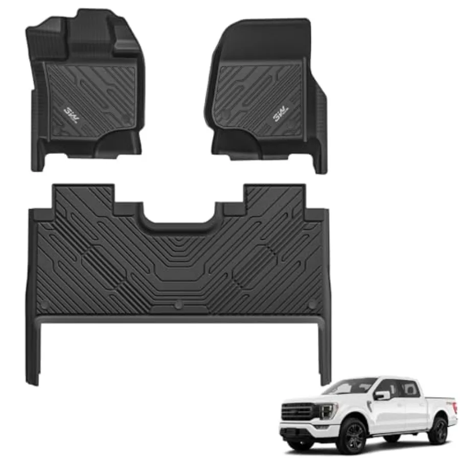 Всепогодные напольные коврики из TPE для Ford F-150 Lightning SuperCrew Cab 2015-2026 годов, сверхпрочные, на заказ
Всепогодные напольные коврики из TPE для Ford F-150 Lightning SuperCrew Cab 2015-2026 годов, сверхпрочные, на заказ