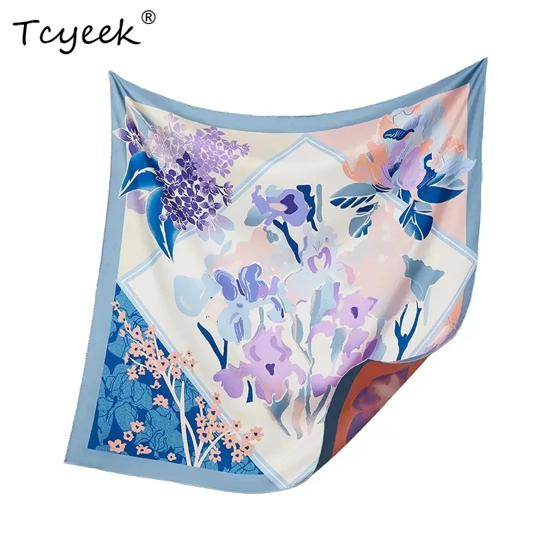 Tcyeek, 18MM 100%Mulberry Slik OL Kerchief, 88cm Women Double Sided Printed, Gifts Original Design Scarf, 2024 Autumn A46283QC
Tcyeek, 18MM 100%Mulberry Slik OL Kerchief, 88cm Women Double Sided Printed, Gifts Original Design Scarf, 2024 Autumn A46283QC