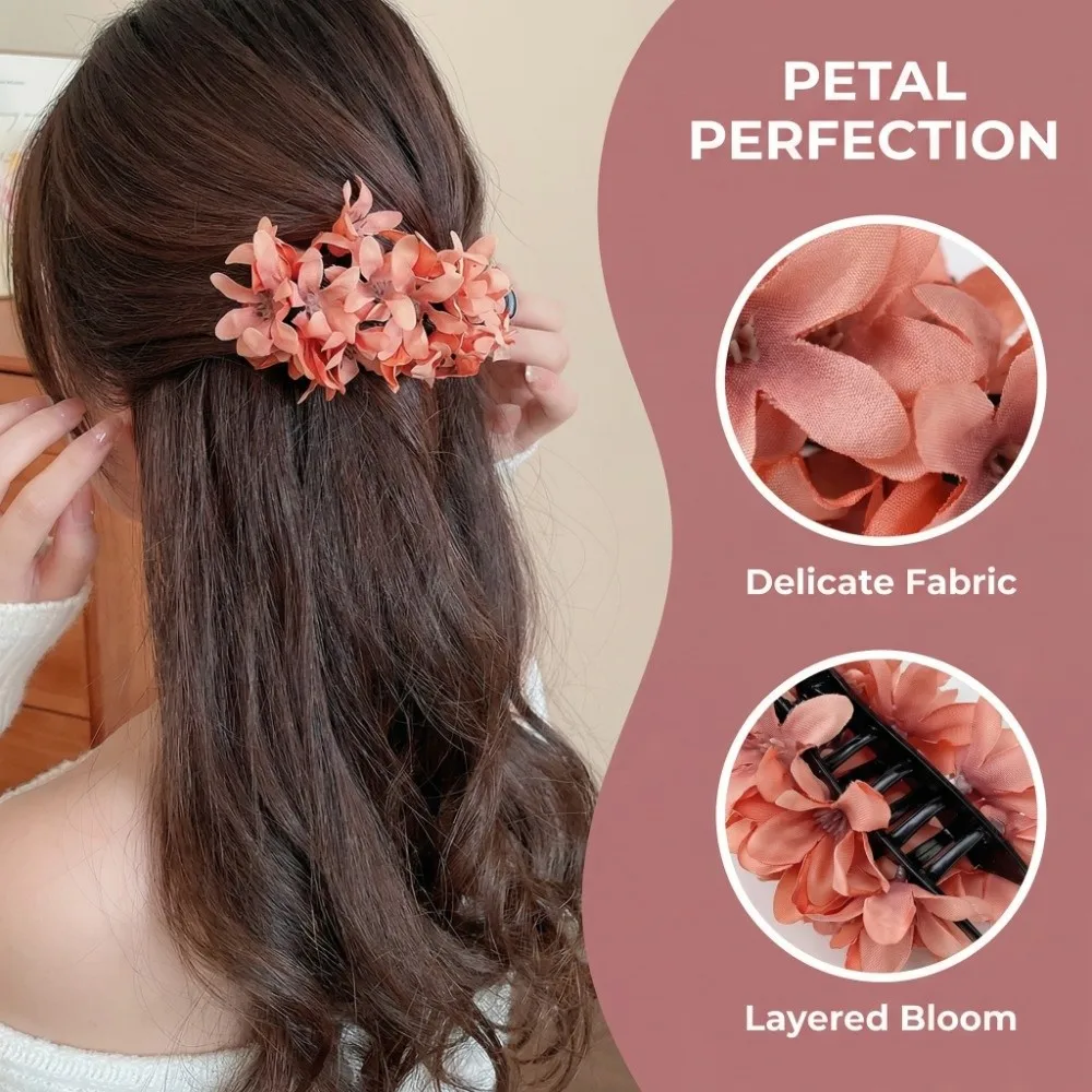 Fresh Acrylic Flower Hairpin Cloth Colorful Hanfu Hair Clip Headdress Korean Style Ponytail Holder Women
Fresh Acrylic Flower Hairpin Cloth Colorful Hanfu Hair Clip Headdress Korean Style Ponytail Holder Women