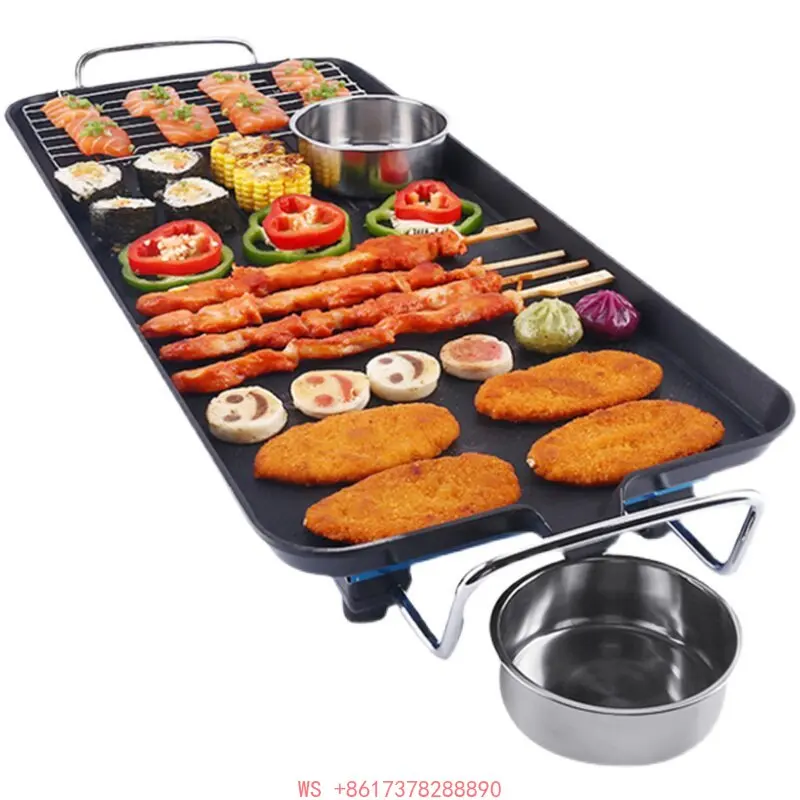 barbecue grill Korean household non-stick electric grill smokeless machine electric grill pan Teppanyaki pot
barbecue grill Korean household non-stick electric grill smokeless machine electric grill pan Teppanyaki pot