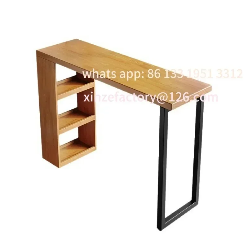 Customizable solid wood bar counter storage partition integrated household high table living room balcony leisure wall long tabl
Customizable solid wood bar counter storage partition integrated household high table living room balcony leisure wall long tabl