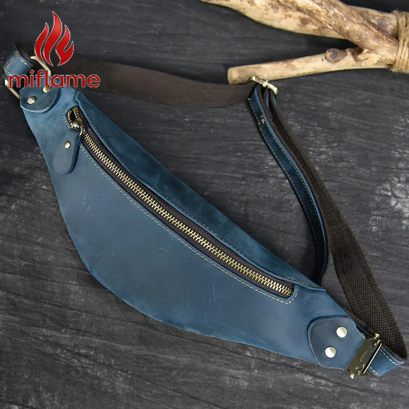 Vintage Crazed Leather Waist Bag Multifunctional Crossbody Chest Bag for Travel Outdoor Retro Casual Men Women
Vintage Crazed Leather Waist Bag Multifunctional Crossbody Chest Bag for Travel Outdoor Retro Casual Men Women