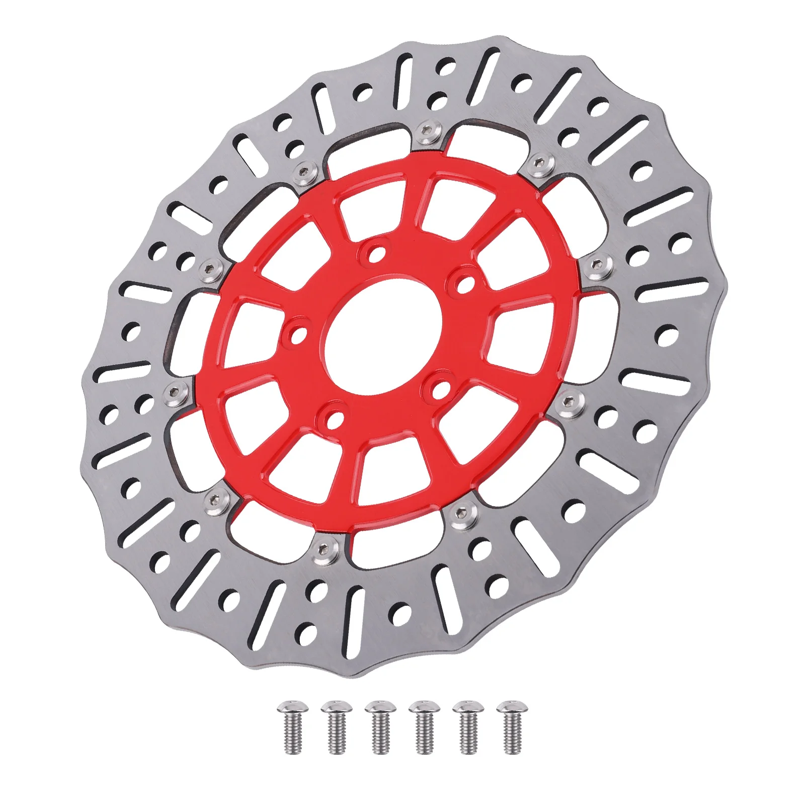 Motorcycle Front Brake Disc Rotor for Harley Touring Trike Softail 2008-2019 Red
Motorcycle Front Brake Disc Rotor for Harley Touring Trike Softail 2008-2019 Red