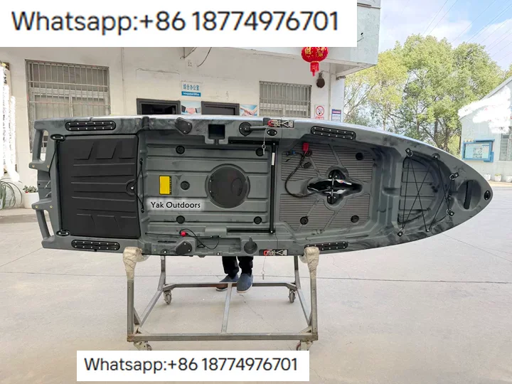 Outdoors Single-person Fishing Pedal Ka Sit-on-Top Rotomolded HDPE Construction 100kg Capacity for Rivers
Outdoors Single-person Fishing Pedal Ka Sit-on-Top Rotomolded HDPE Construction 100kg Capacity for Rivers