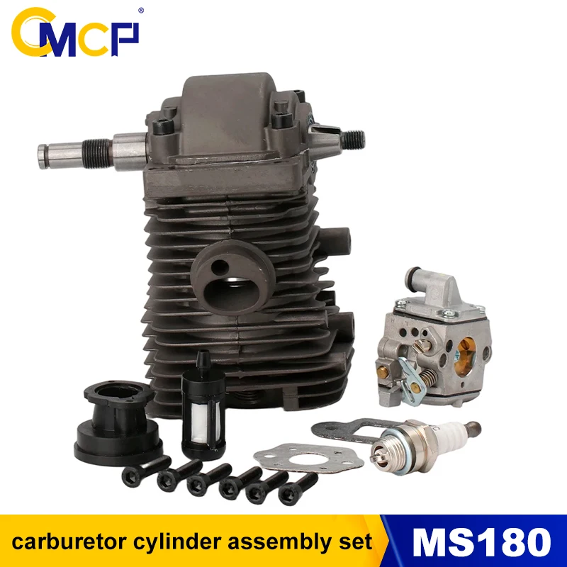 CMCP 1 Set MS180 Carburetor Cylinder Assembly Set Suitable For Stihl MS 180 Chainsaw
CMCP 1 Set MS180 Carburetor Cylinder Assembly Set Suitable For Stihl MS 180 Chainsaw