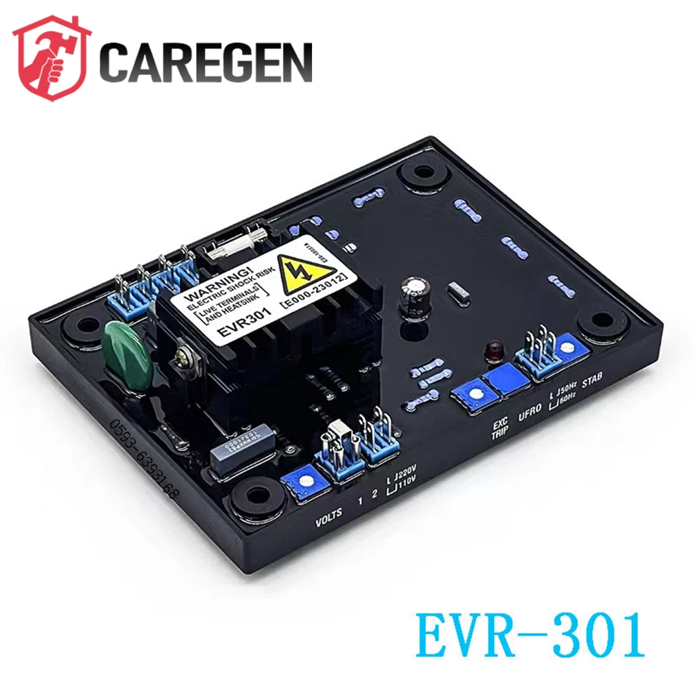 EVR301 AVR Excitation Diesel Brushless Genset Automatic Voltage Regulator EVR-301
EVR301 AVR Excitation Diesel Brushless Genset Automatic Voltage Regulator EVR-301
