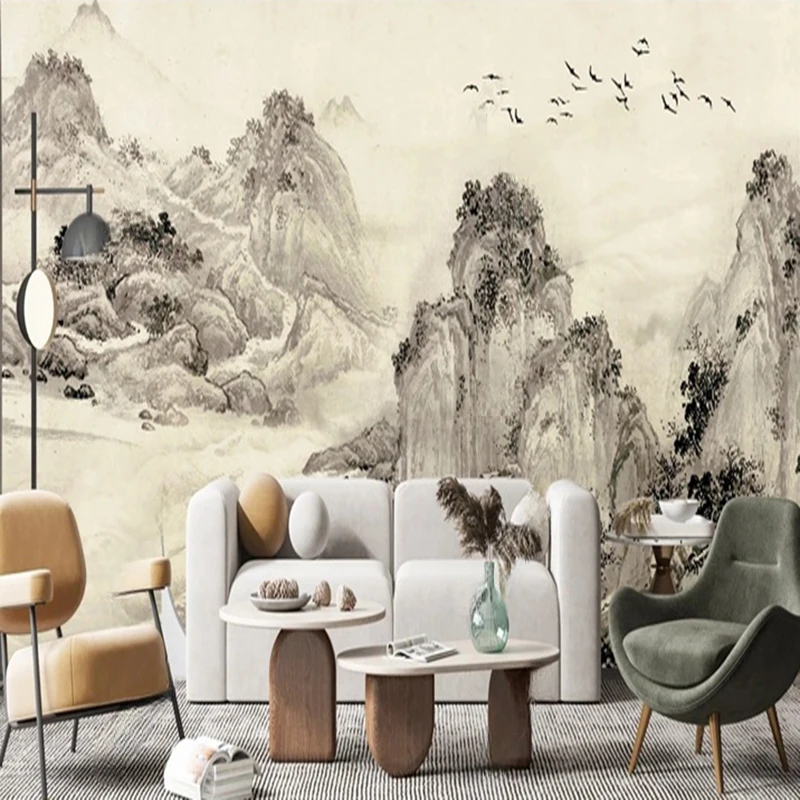 Custom Hand-Painted Wall Murals Wallpaper - Modern Chinese Style Abstract Ink Painting Designs for Home Decor Wall Coverings
Custom Hand-Painted Wall Murals Wallpaper - Modern Chinese Style Abstract Ink Painting Designs for Home Decor Wall Coverings