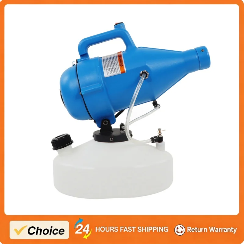 Portable Fogger Sprayer Electric ULV Atomizer Mist Cold Fogger Machine Pest Control Fogger 32.8ft Spraying for Hotel School 4.5L
Portable Fogger Sprayer Electric ULV Atomizer Mist Cold Fogger Machine Pest Control Fogger 32.8ft Spraying for Hotel School 4.5L