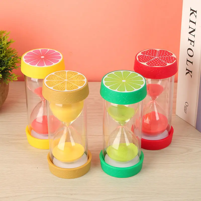 Fruit Hourglass Timer 3-60 Minutes Sandglass Home Decoration Accessories Desktop Ornament Children Tooth Brushing Creative Gifts
Fruit Hourglass Timer 3-60 Minutes Sandglass Home Decoration Accessories Desktop Ornament Children Tooth Brushing Creative Gifts