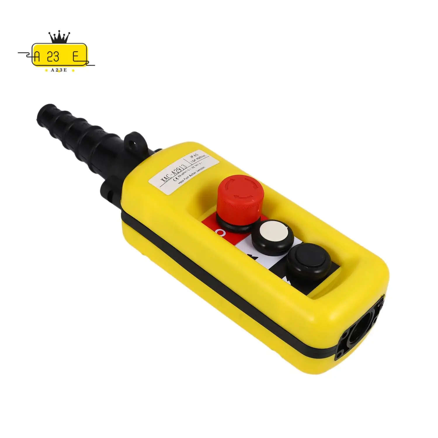 A23E-Lift Control Pendant XAC-A2913 Waterproof Handheld Pushbutton Switch With Electric Hoist Handle, 2 Buttons With Two Speed A
A23E-Lift Control Pendant XAC-A2913 Waterproof Handheld Pushbutton Switch With Electric Hoist Handle, 2 Buttons With Two Speed A