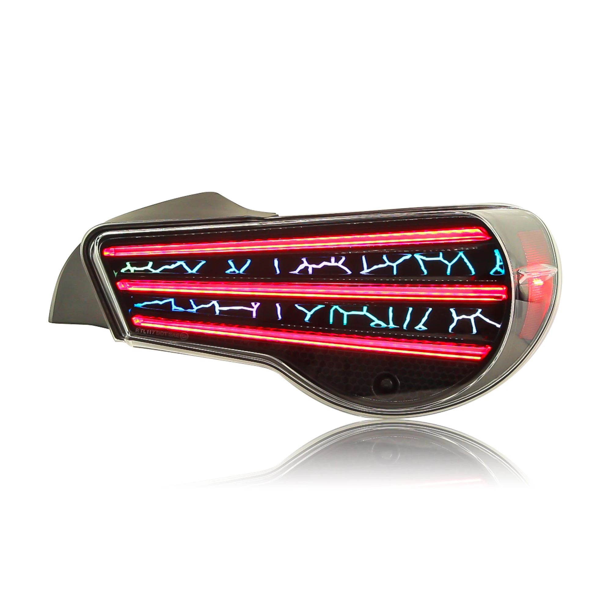 Модель RGB Полностью светодиодные задние фонари для 86 GT86 и Subaru BRZ и Scion FR-S 2012-2020 гг.
Модель RGB Полностью светодиодные задние фонари для 86 GT86 и Subaru BRZ и Scion FR-S 2012-2020 гг.