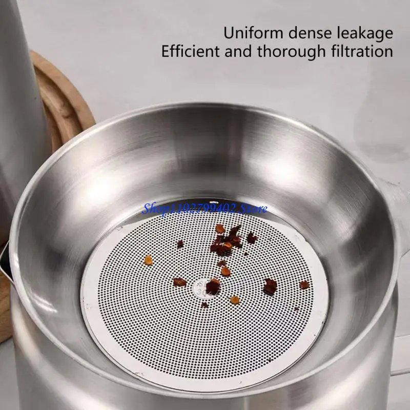 547F Stainless Steel Oil Filter Pot Multifunctional Cooking Oil Strainer for Camping
547F Stainless Steel Oil Filter Pot Multifunctional Cooking Oil Strainer for Camping