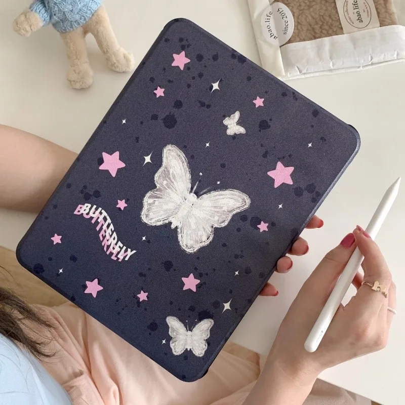 360 Rotating Stand with Pencil Holder Stylish Butterfly Stars Tablet Case for iPad Air6/7/8 11in A16 A19 Pro 11in M2 M3 M4 Cover
360 Rotating Stand with Pencil Holder Stylish Butterfly Stars Tablet Case for iPad Air6/7/8 11in A16 A19 Pro 11in M2 M3 M4 Cover
