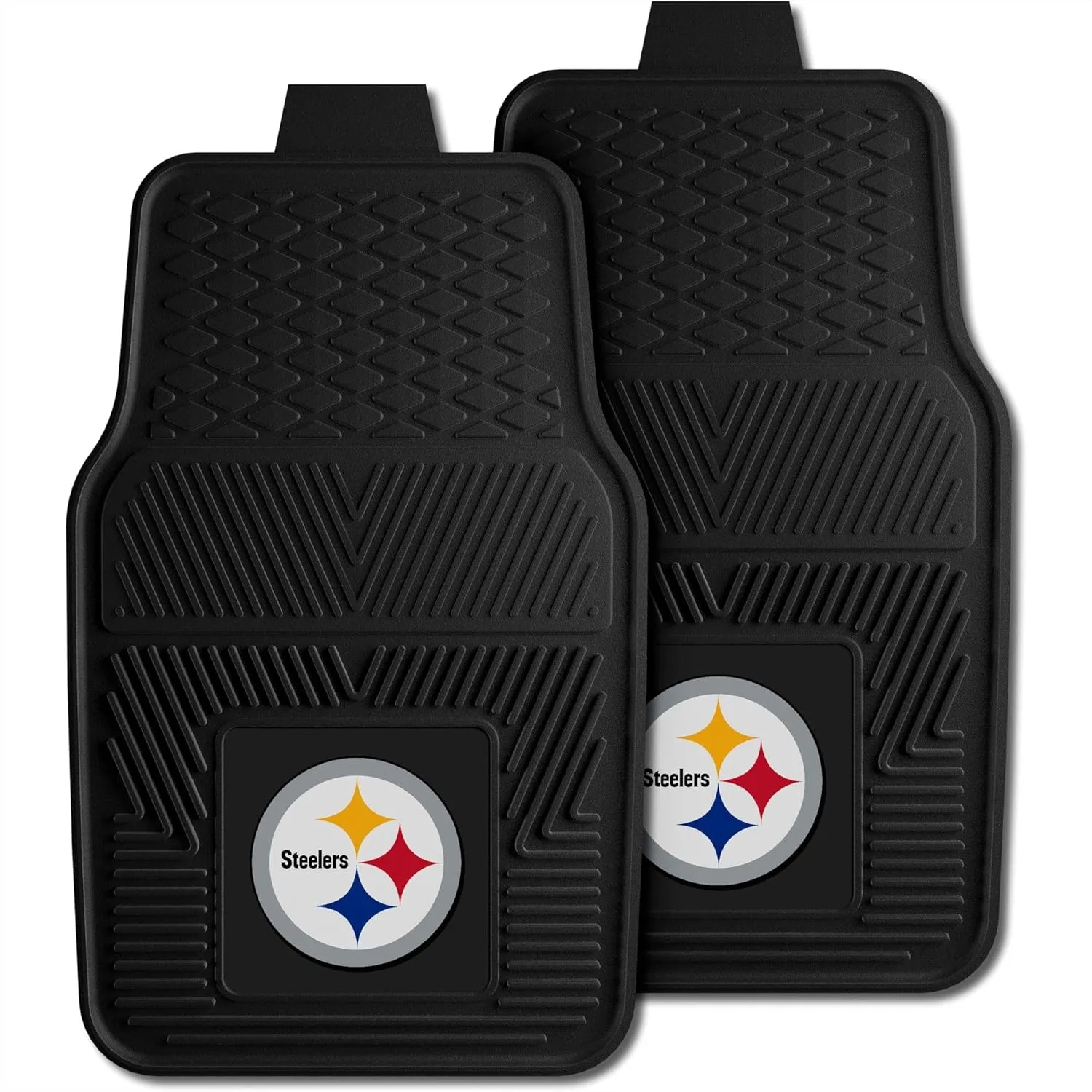 Heavy Duty Vinyl Car Mat Set for Front Row, All Weather Floor Mats with Deep Reservoir, Universal Fit
Heavy Duty Vinyl Car Mat Set for Front Row, All Weather Floor Mats with Deep Reservoir, Universal Fit