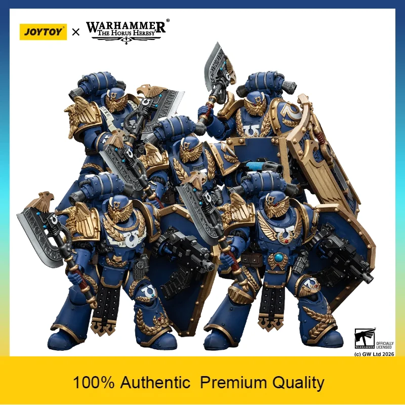 JOYTOY Warhammer The Horus Heresy Ultramarines Veteran Tactical Squad with Power Axes & Storm Shields 5 Figures Set Pre-order
JOYTOY Warhammer The Horus Heresy Ultramarines Veteran Tactical Squad with Power Axes & Storm Shields 5 Figures Set Pre-order