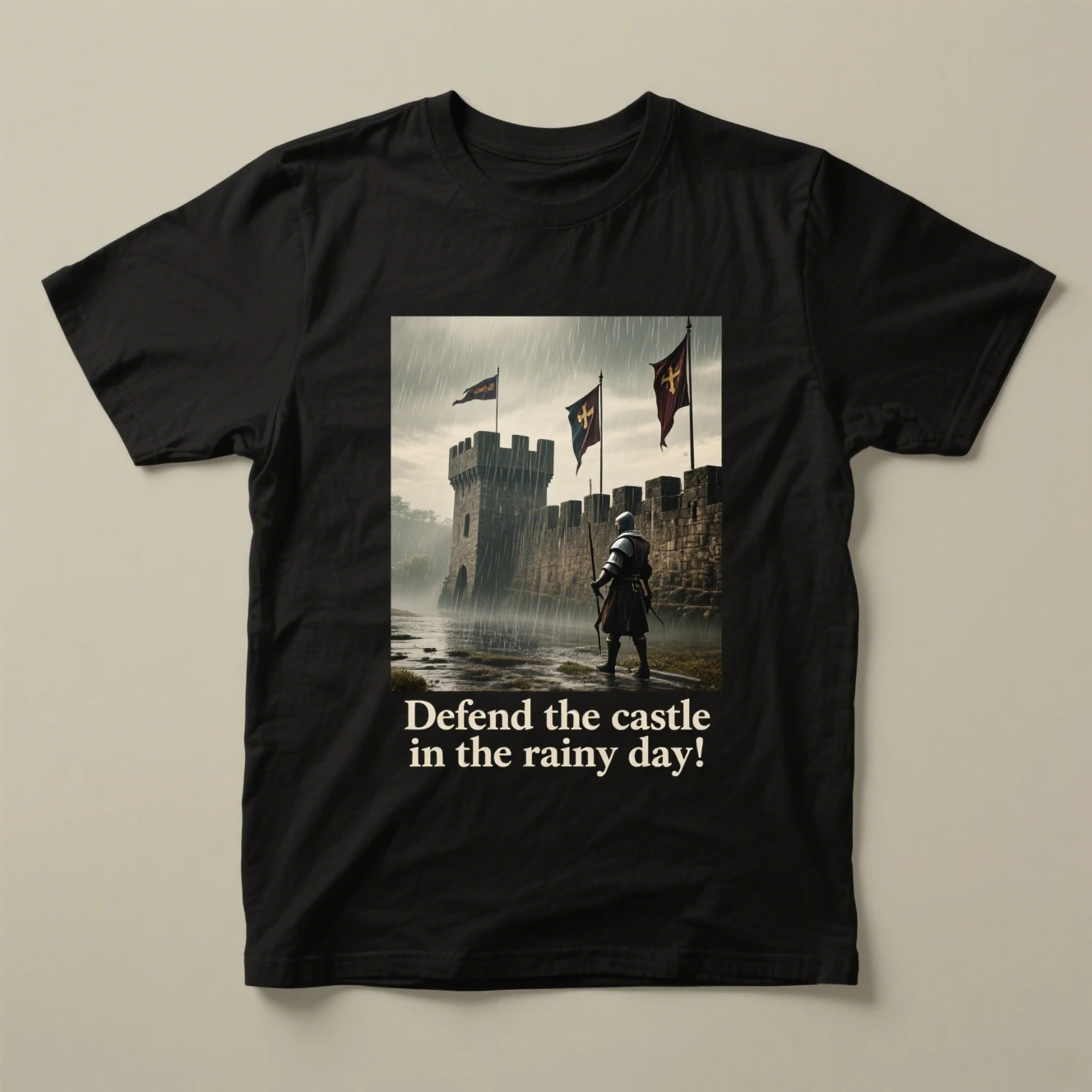 Рыцарь в дожде с графическим принтом, летняя роскошная брендовая мужская и женская футболка из чистого хлопка с коротким рукавом, тренд уличной моды
Рыцарь в дожде с графическим принтом, летняя роскошная брендовая мужская и женская футболка из чистого хлопка с коротким рукавом, тренд уличной моды