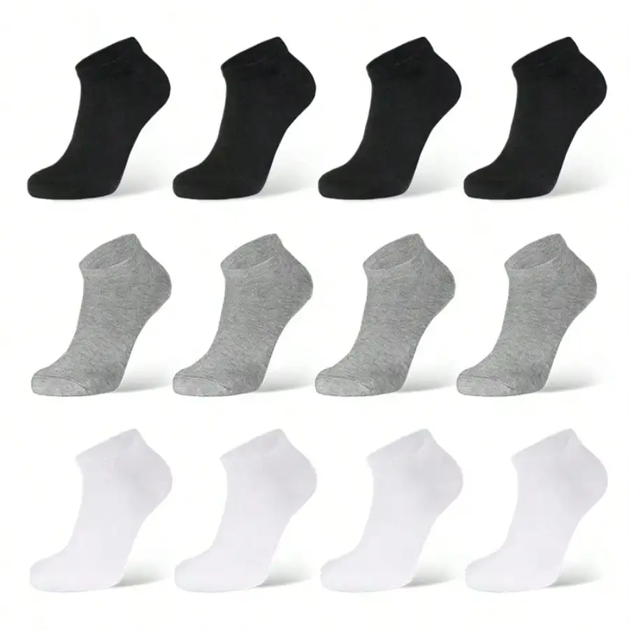 12 Pairs Low Cut Ankle Socks Unisex Thin Athletic Socks Comfort Cozy Sweat-Absorbing Anti-Slip Comfy Men's Women's LADIES Daily Wear LOW CUT ANKLE SOCKS For Men Women Lady Value Pack
12 Pairs Low Cut Ankle Socks Unisex Thin Athletic Socks Comfort Cozy Sweat-Absorbing Anti-Slip Comfy Men's Women's LADIES Daily Wear LOW CUT ANKLE SOCKS For Men Women Lady Value Pack