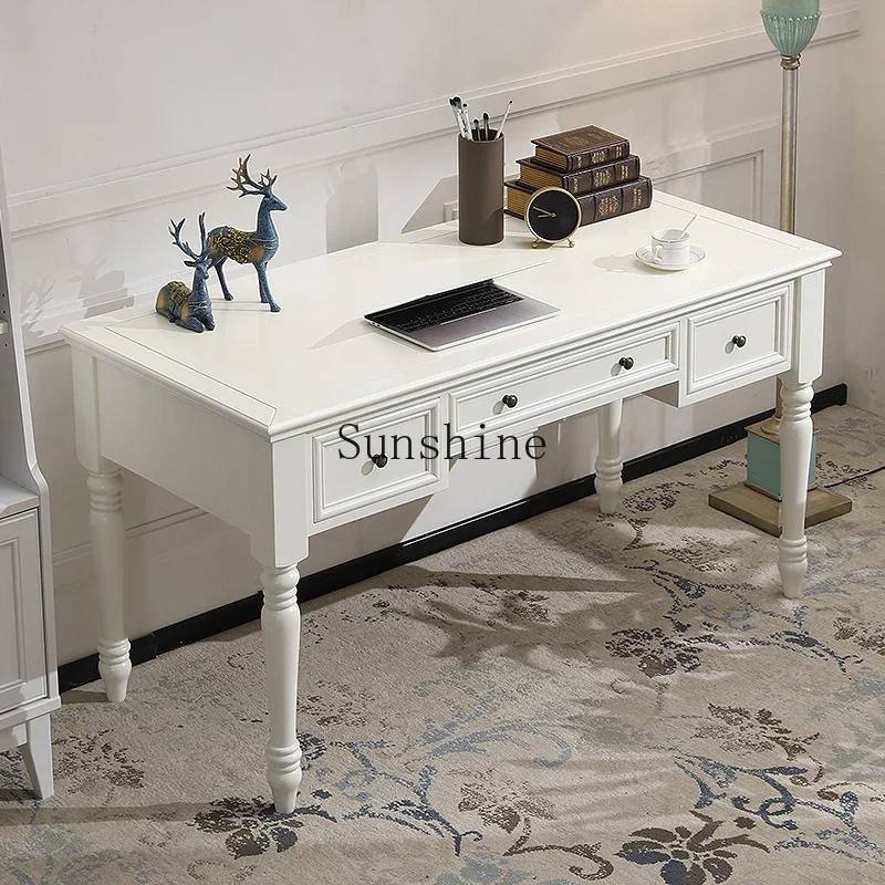 American solid wood simple small apartment room home writing desk study office computer desk FT
American solid wood simple small apartment room home writing desk study office computer desk FT