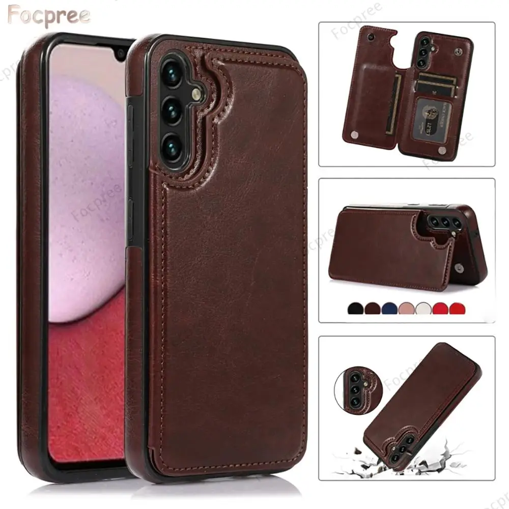 Card Holder Case For Samsung Galaxy S23 S24 Plus S22 Ultra S21 Plus S20 S10+ A12 A13 A51 A52 A54 A73 Leather Wallet Phone Cover
Card Holder Case For Samsung Galaxy S23 S24 Plus S22 Ultra S21 Plus S20 S10+ A12 A13 A51 A52 A54 A73 Leather Wallet Phone Cover