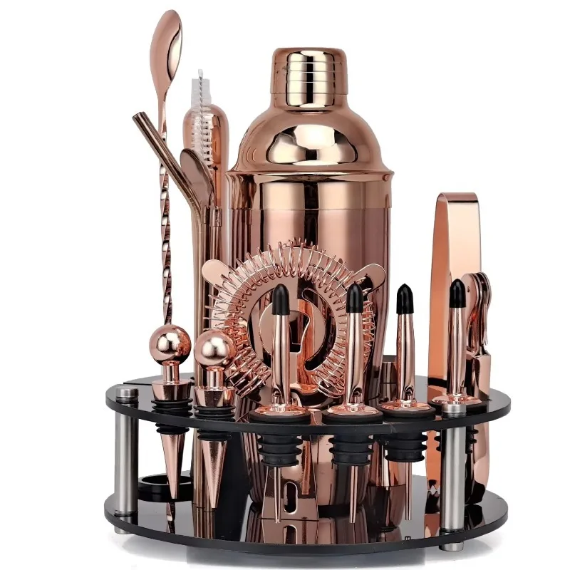 Barware Tools Bartender Kit Bar Accessories Jigger Cocktail Shaker Set Stand Stainless Steel
Barware Tools Bartender Kit Bar Accessories Jigger Cocktail Shaker Set Stand Stainless Steel
