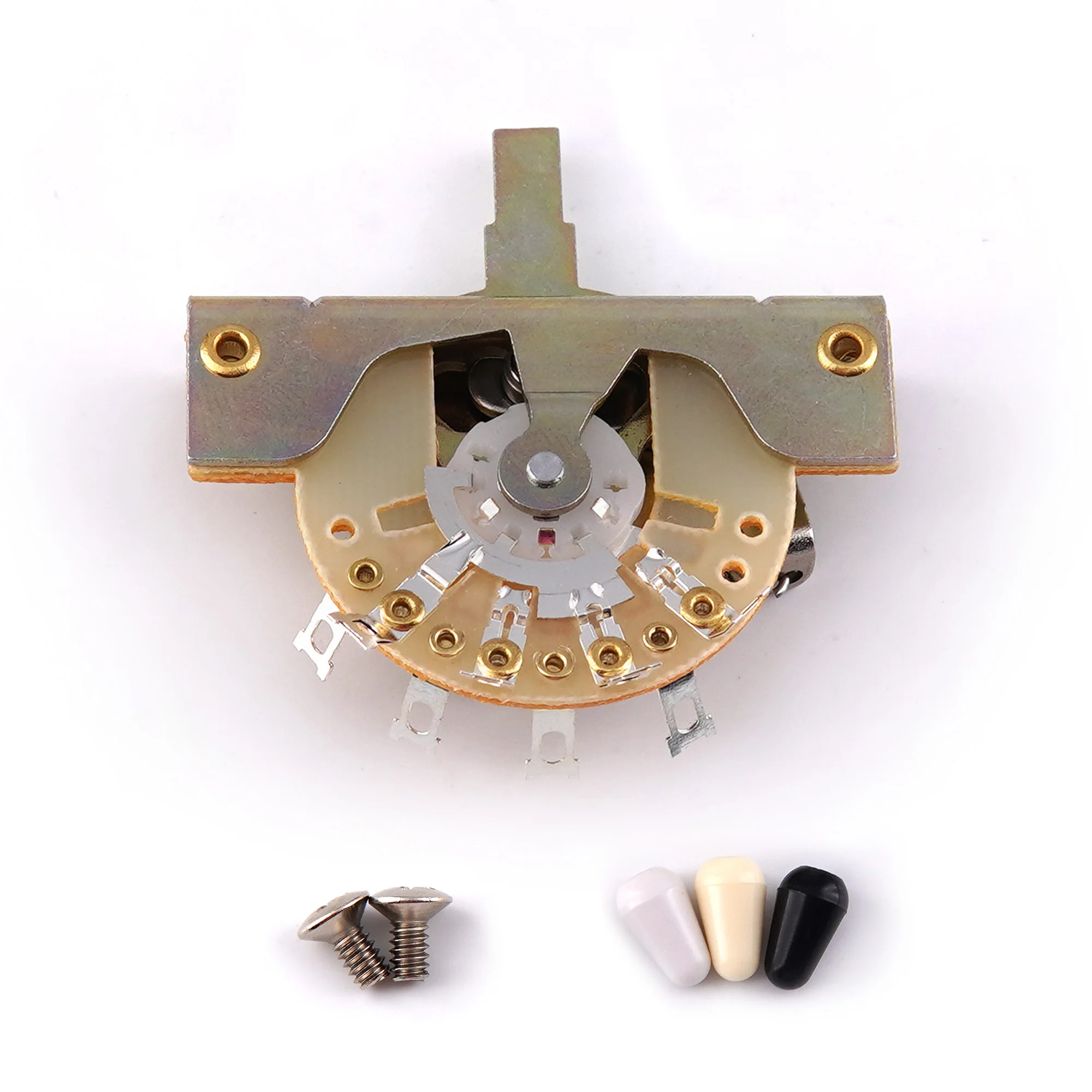 FLEOR 5-Way Spring Loaded Mechanical Pickup Selector Switch Electric Guitar Blade Switch
FLEOR 5-Way Spring Loaded Mechanical Pickup Selector Switch Electric Guitar Blade Switch