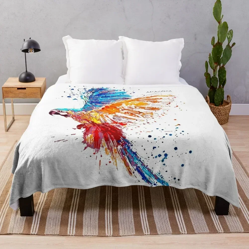 Macaw Paint - Amazonia Macaw Brazilian Birds Throw Blanket Nap Cute Plaid Plaid on the sofa Shaggy Blankets
Macaw Paint - Amazonia Macaw Brazilian Birds Throw Blanket Nap Cute Plaid Plaid on the sofa Shaggy Blankets