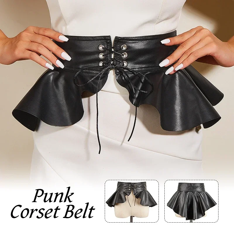 Новые дизайнерские ремни из искусственной кожи для женщин, высокое качество, черный корсет в стиле панк для похудения, пояс для юбки Y2K, женский пояс
Новые дизайнерские ремни из искусственной кожи для женщин, высокое качество, черный корсет в стиле панк для похудения, пояс для юбки Y2K, женский пояс