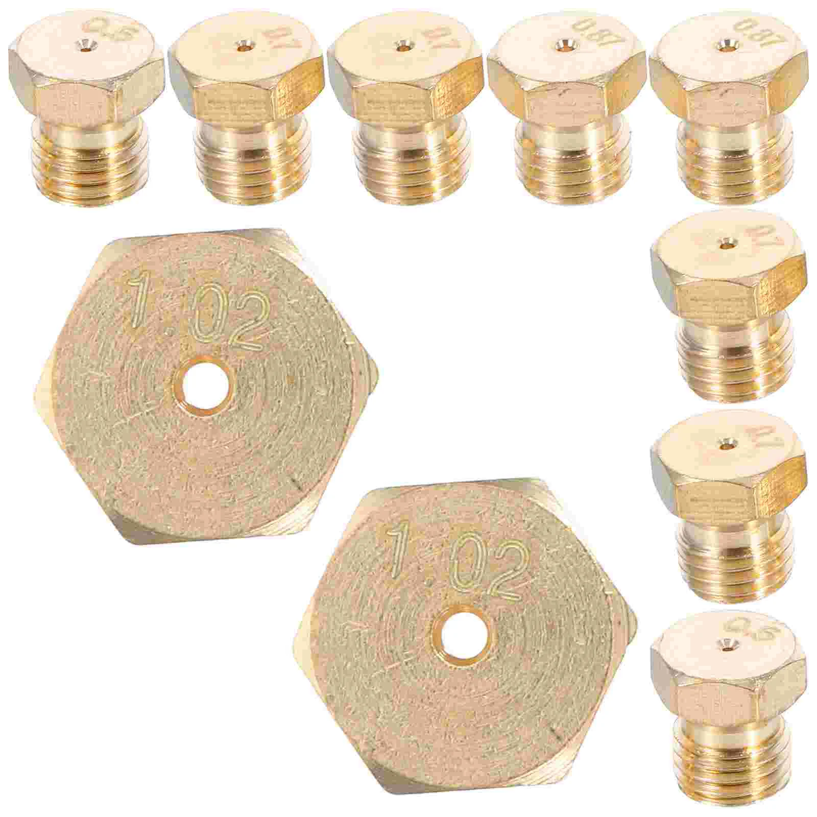 10pcs Home Gas Stove Parts Brass Nozzle For Household Gas Jet Gas Burners Replacement Accessories Brass Stove Stove Part
10pcs Home Gas Stove Parts Brass Nozzle For Household Gas Jet Gas Burners Replacement Accessories Brass Stove Stove Part