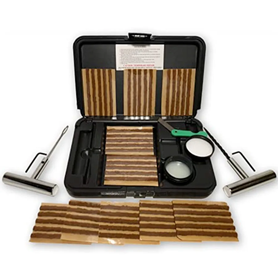 Набор инструментов для ремонта шин TYK Industries, 57 предметов, с ящиком для инструментов, для мотоциклов, квадроциклов, джипов и внедорожных грузовиков, черный, прочный
Набор инструментов для ремонта шин TYK Industries, 57 предметов, с ящиком для инструментов, для мотоциклов, квадроциклов, джипов и внедорожных грузовиков, черный, прочный