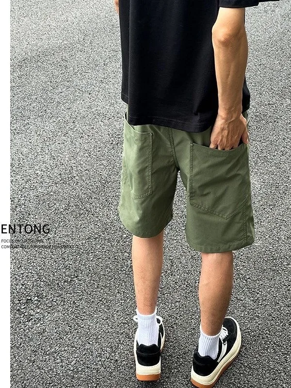 High-End American Style Men's Beach Shorts Casual Loose Thin Quick Dry Workwear Pants Five-Quarter Length Polyester Fiber
High-End American Style Men's Beach Shorts Casual Loose Thin Quick Dry Workwear Pants Five-Quarter Length Polyester Fiber
