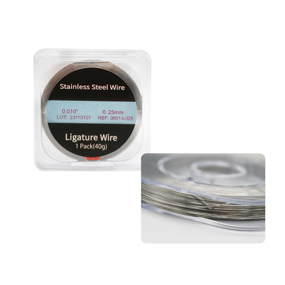 Рулон лигатурной проволоки из нержавеющей стали, высокое качество, 40 г/рулон
Рулон лигатурной проволоки из нержавеющей стали, высокое качество, 40 г/рулон