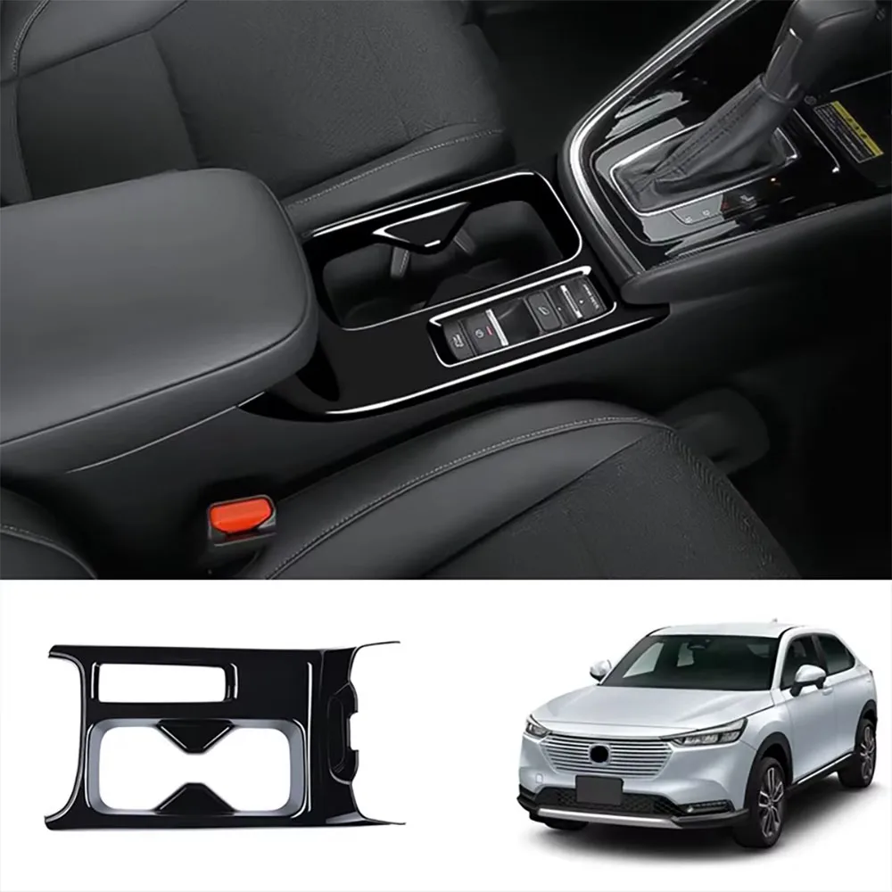 Car Glossy Black Center Console Water Cup Holder Decoration Cover Trim Stickers for Honda HRV HR-V Vezel 2021 2022 LHD
Car Glossy Black Center Console Water Cup Holder Decoration Cover Trim Stickers for Honda HRV HR-V Vezel 2021 2022 LHD