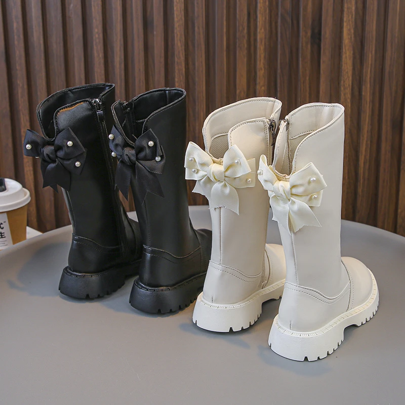 Children Long Boots Back Bows Fashion Kids Fashion Boots Side Zipper 2025 Autumn New Girls Princess Boots Round Toes Soft Sole
Children Long Boots Back Bows Fashion Kids Fashion Boots Side Zipper 2025 Autumn New Girls Princess Boots Round Toes Soft Sole