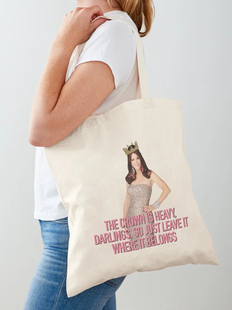 Heavy Crown Lisa VanderpumpTagline RHOBH Tote Bag Canvas stote bag custom fabric bag Shopping bags ecological bags
Heavy Crown Lisa VanderpumpTagline RHOBH Tote Bag Canvas stote bag custom fabric bag Shopping bags ecological bags
