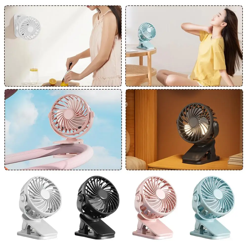 Clip Fan Multi-function Dorm Portable Wall Mount Circulating Small Fan USB LED Light Desktop Fan Quiet Long Battery Life 3 Speed
Clip Fan Multi-function Dorm Portable Wall Mount Circulating Small Fan USB LED Light Desktop Fan Quiet Long Battery Life 3 Speed