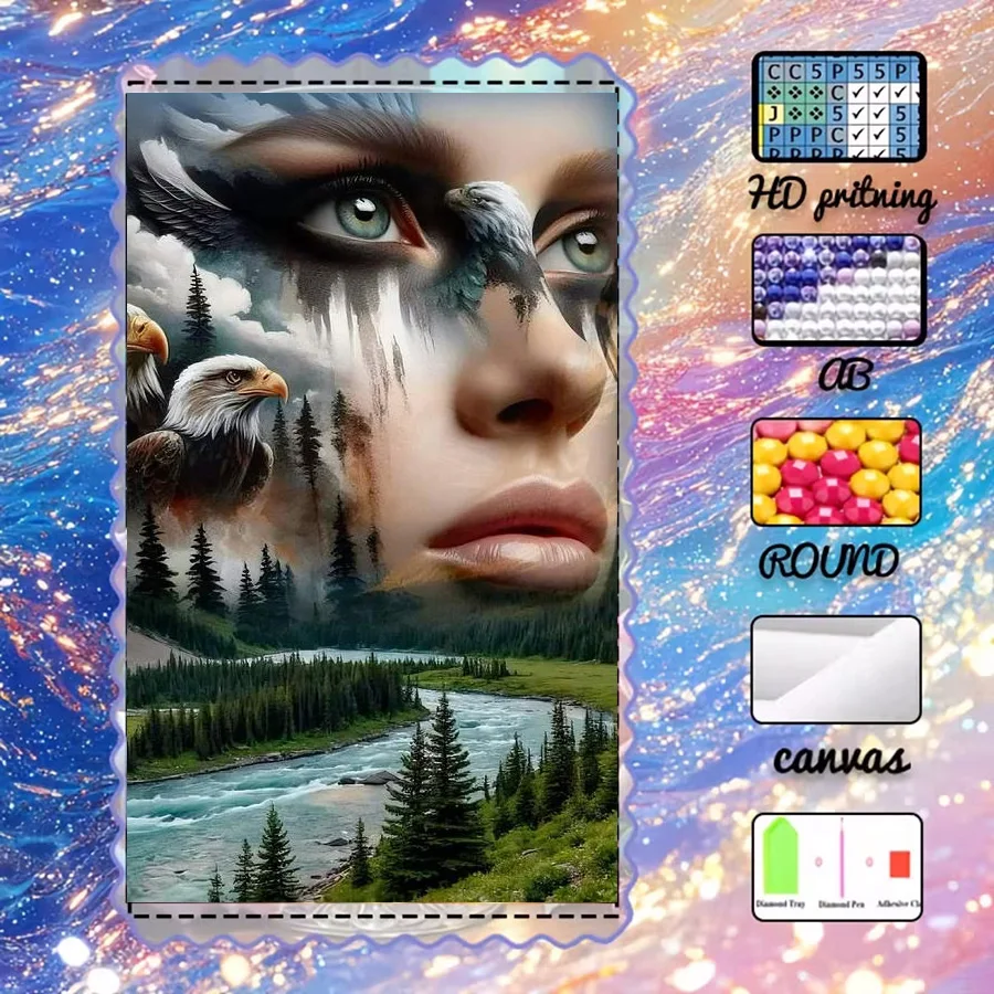 1 piece - 5D-DIY - Flocking cloth - Special drill - Diamond painting set - Landscape - Mosaic - Diamond Art
1 piece - 5D-DIY - Flocking cloth - Special drill - Diamond painting set - Landscape - Mosaic - Diamond Art