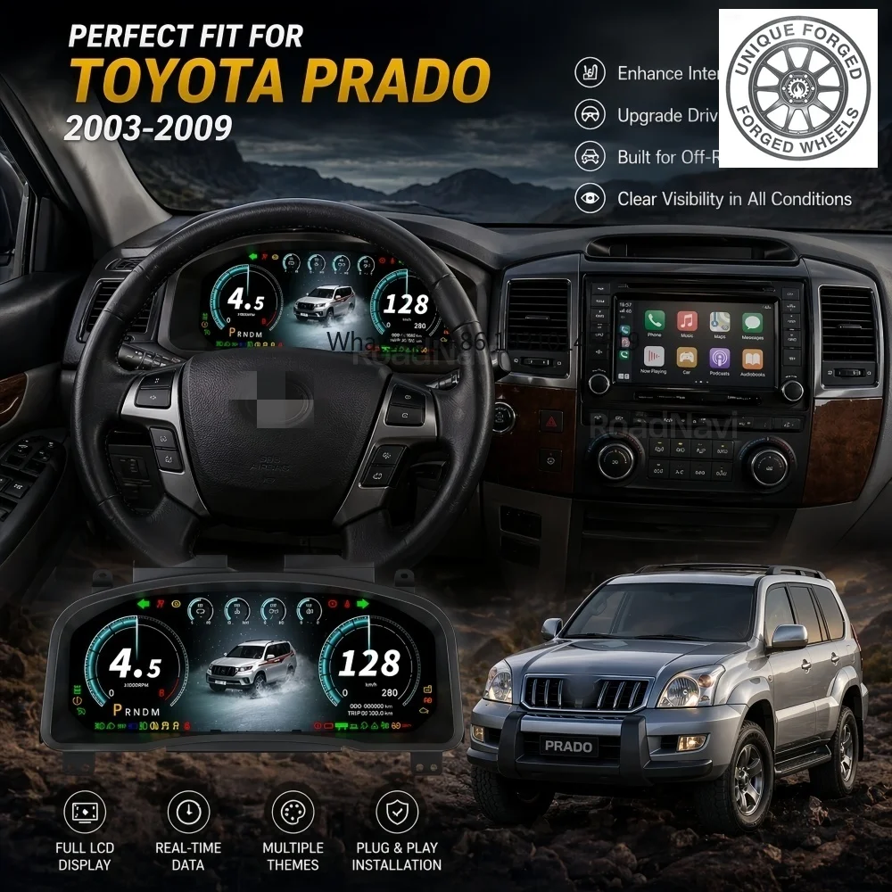 26style BC RoadNavi Car Auto Speedometer for Toyota Prado LC120 2003-2009 LCD Digital Cluster Car Upgrade Dashboard Instrument
26style BC RoadNavi Car Auto Speedometer for Toyota Prado LC120 2003-2009 LCD Digital Cluster Car Upgrade Dashboard Instrument