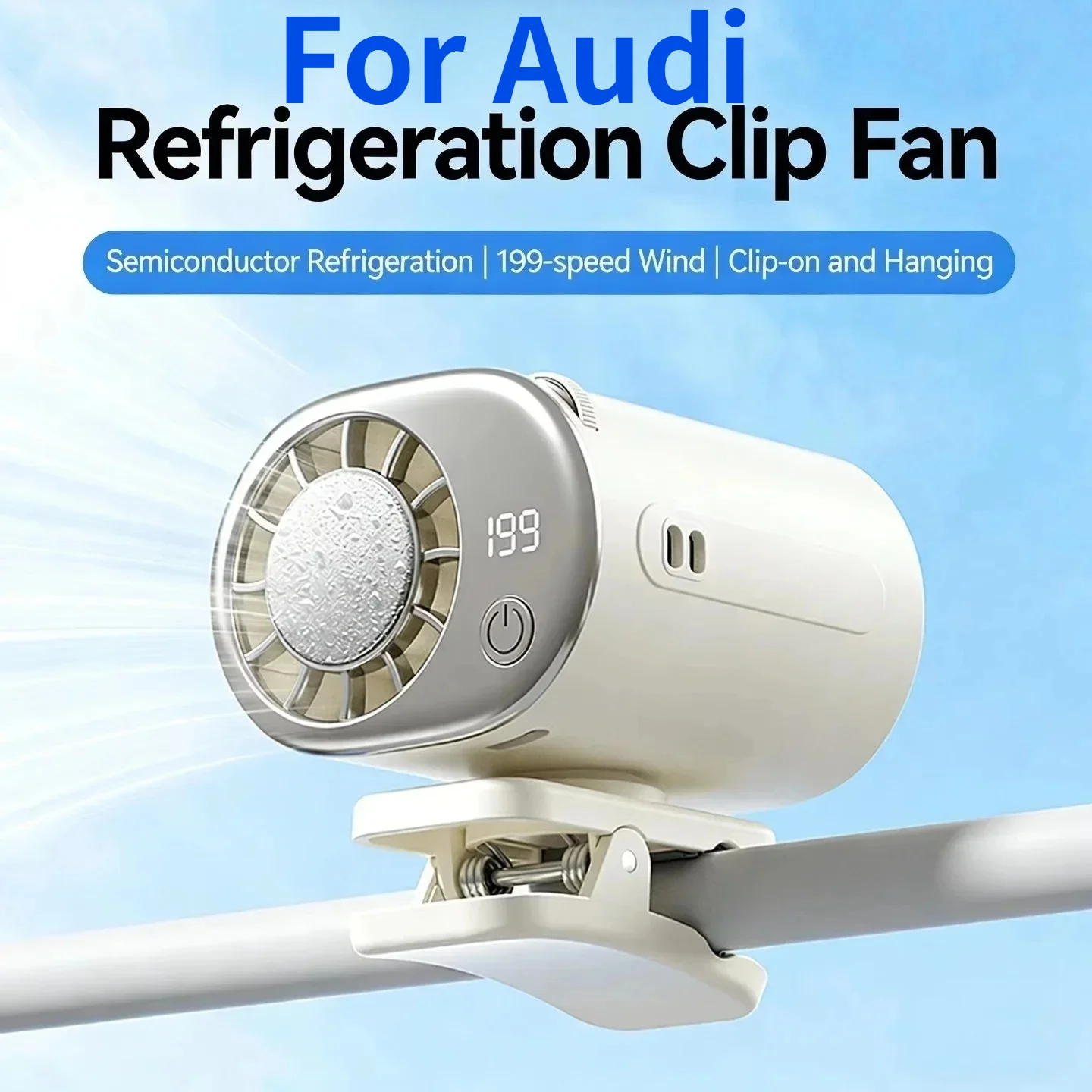 Car Clip Fan For Audi A5 A6L Q5L Q7 iX M4 Small Fan Pocket Lightweight Desktop Hand-held Convenient USB Rechargable Cooling Fan
Car Clip Fan For Audi A5 A6L Q5L Q7 iX M4 Small Fan Pocket Lightweight Desktop Hand-held Convenient USB Rechargable Cooling Fan