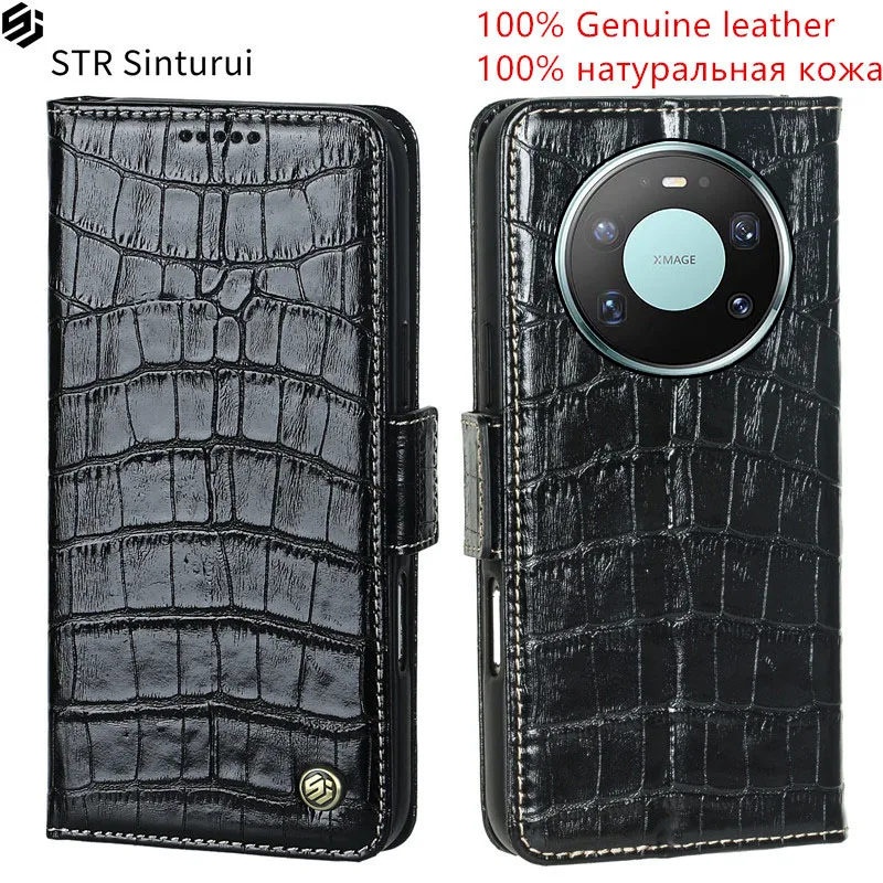 STR Genuine leather crocodile grain card Slot Wallet Cover For Huawei Mate 70 Air 60 80 Pro+ Pro Max Flip shockproof phone Case
STR Genuine leather crocodile grain card Slot Wallet Cover For Huawei Mate 70 Air 60 80 Pro+ Pro Max Flip shockproof phone Case
