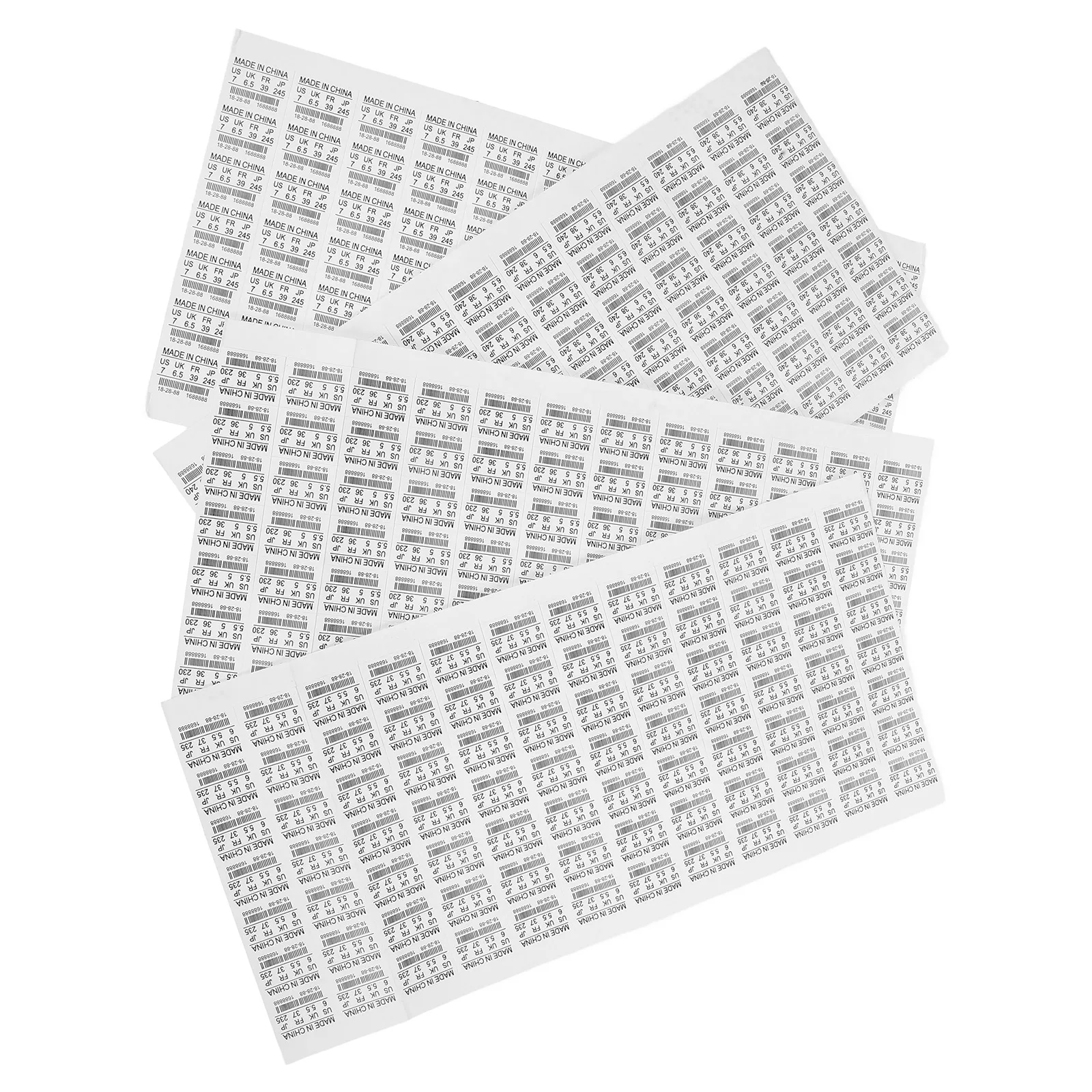 4 Sheets Paper Self Adhesive Shoe Size Labels Strong Adhesive Universal Design Number Stickers Shoes Classification
4 Sheets Paper Self Adhesive Shoe Size Labels Strong Adhesive Universal Design Number Stickers Shoes Classification